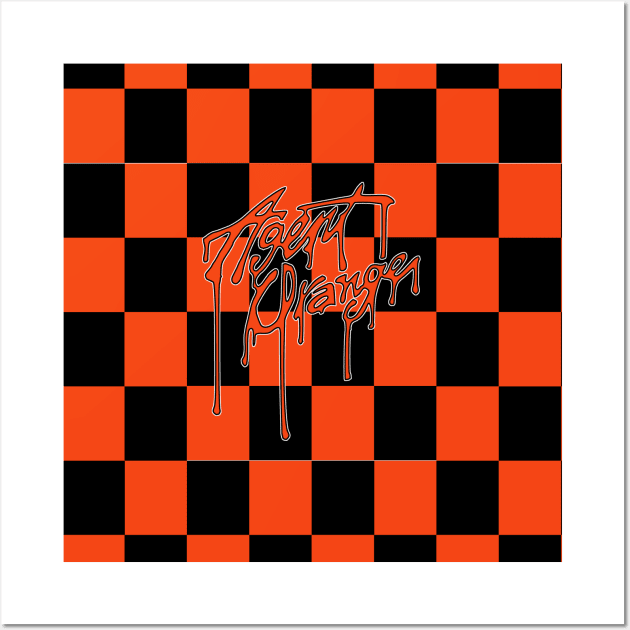 Agent Orange - Grid. Wall Art by OriginalDarkPoetry